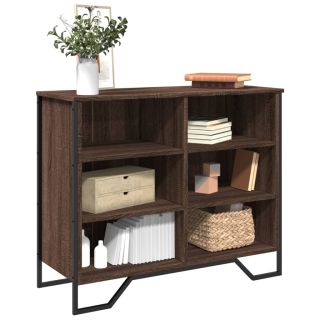 puhvetkapp, pruun tamm, 91x35,5x74,5 cm, tehispuit