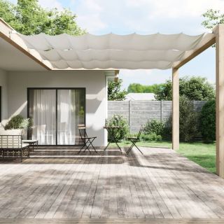 vertikaalne varikatus valge 140x1200 cm Oxfordi kangas