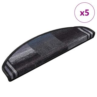 isekleepuvad trepivaibad 5 tk, 65x21x4 cm, must ja hall