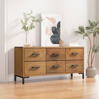 hoiupink, pruun, 110 x 30 x 45 cm, männipuit