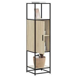 Highboard Sonoma tamm 35,5x35x139 cm inseneritud puit ja metall