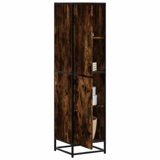 Highboard suitsutamm 35,5x35x139 cm inseneritud puit ja metall