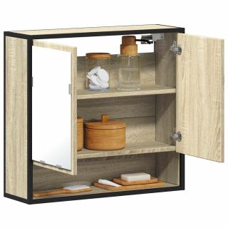 vannitoa peegelkapp Sonoma tamm 65x20x60 cm ehituspuit