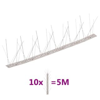 5-realised roostevabast terasest linnupiigid, 10 tk, 5 m