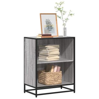 книжная полка, Sonoma серый, 60x35x76 см, искусственное дерево