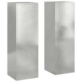 Välised Taimealused Pillar 2 tk 24x24x75 cm Roostevaba teras