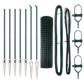 Euro Aed 7 Spike Postiga 1.4x10 m Galvaniseeritud Terasest Roheline