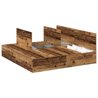 Hoiuvoodi Raam Vana Puit 200x200 cm