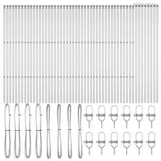 Aiapostid 52 tk Ø32 mm 200 cm Galvaniseeritud Teras