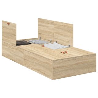 Hoiukohaga Voodi Raam Sonoma Tammesse 90x200 cm