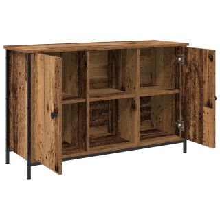 TV kapp Artisan tamme 101x35x65 cm töötlemata puit ja teras