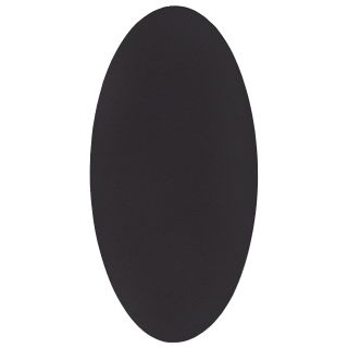 Vaip HUARTE Must 80x150 cm Ovaalne