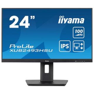 LCD Monitor|IIYAMA|23.8|Business|Panel IPS|1920x1080|16:9|100Hz|Matte|1 ms|Speakers|Swivel|Pivot|Height adjustable|Tilt|XUB2493HSU-B6