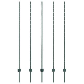 Aiapostid 5 tk U-kanal Roheline 150 cm Teras