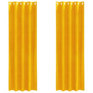 Mustard Kollane Samet-Rulood, 2 tk