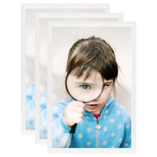 fotoraami kollaaž 3 tk, seinale või lauale, valge, 13 x 18 cm
