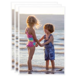 fotoraami kollaaž 3 tk, seinale või lauale, valge, 21 x 29,7 cm