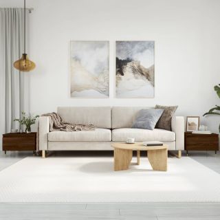 kohvilaud 2 tk, pruun tamm, 50 x 46 x 35 cm, tehispuit