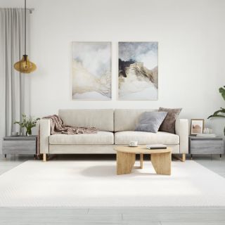 kohvilauad 2 tk, hall Sonoma tamm, 50 x 46 x 35 cm, tehispuit