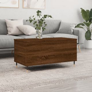 kohvilaud, pruun tamm, 90 x 44,5 x 45 cm, tehispuit