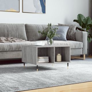 kohvilaud, hall Sonoma tamm, 60x50x36,5 cm, tehispuit