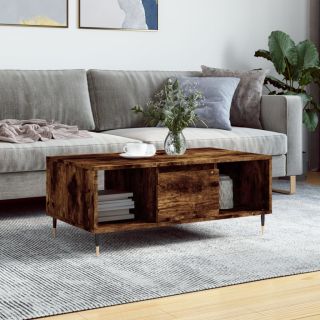 kohvilaud, suitsutatud tamm, 90x50x36,5 cm, tehispuit