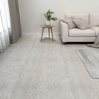 iseliimuvad põrandaplaadid 20 tk, PVC, 1,86 m², helehall