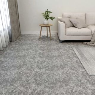 iseliimuvad põrandaplaadid 20 tk, PVC, 1,86 m², hall