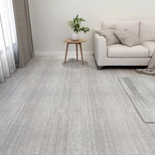 iseliimuvad põrandaplaadid 20 tk, PVC, 1,86 m², hall