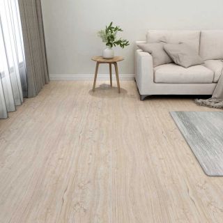 iseliimuvad põrandaplaadid 20 tk, PVC, 1,86 m², helepruun
