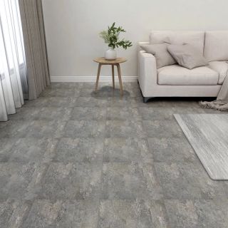 iseliimuvad põrandaplaadid 20 tk, PVC, 1,86 m², hall