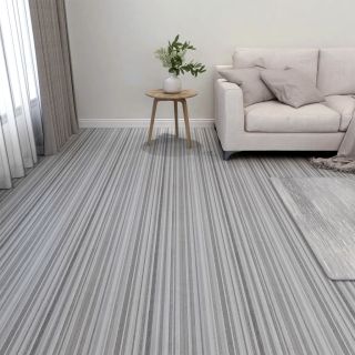 iseliimuvad põrandaplaadid 20 tk, PVC, 1,86 m², helehall