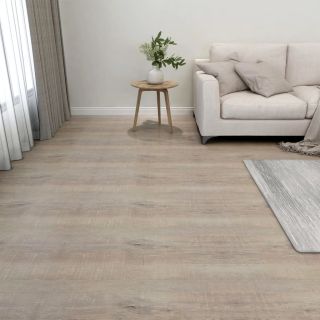 iseliimuvad põrandaplaadid 20 tk, PVC, 1,86 m², hallikaspruun