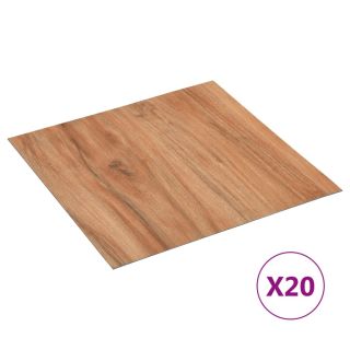 iseliimuvad põrandaplaadid 20 tk, PVC, 1,86 m², naturaalne