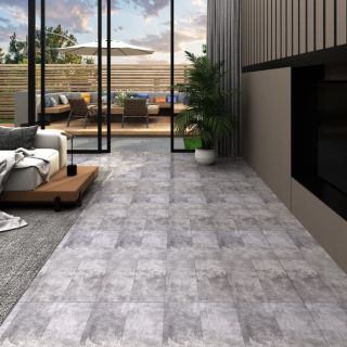 iseliimuvad PVC-põrandaplaadid 5,21 m², 2 mm, tsementpruun