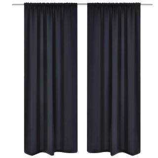 2 шт. затемняющих штор с отверстиями сверху 135 x 245 см