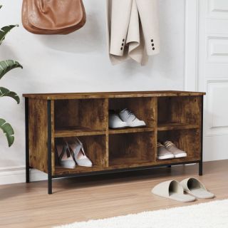 kingakapp, suitsutatud tamm, 100 x 35 x 50 cm, tehispuit