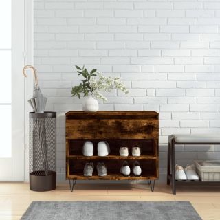 kingakapp, suitsutatud tamm, 70 x 36 x 60 cm, tehispuit