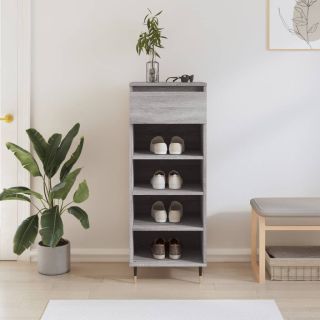 kingakapp, hall Sonoma tamm, 40x36x105 cm, tehispuit