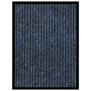 коврик полосатый синий 40 x 60 см