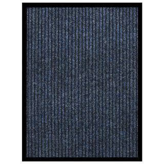 коврик, полосатый, синий, 60 x 80 см