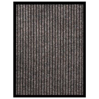 коврик полосатый бежевый 40 x 60 см