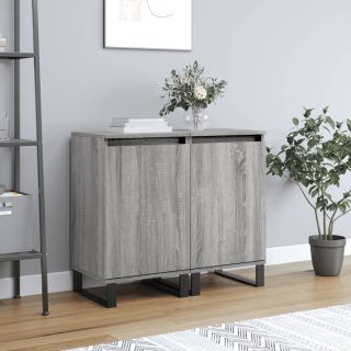 puhvetkapid 2 tk, hall Sonoma tamm, 40 x 35 x 70 cm, tehispuit