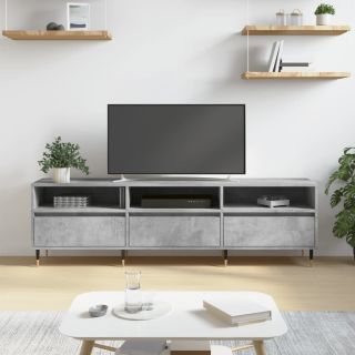 telerikapp, betoonhall, 150x30x44,5 cm, tehispuit