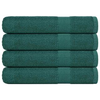 rätikud 4 tk, roheline, 100x200 cm, 360 gsm, 100% puuvill