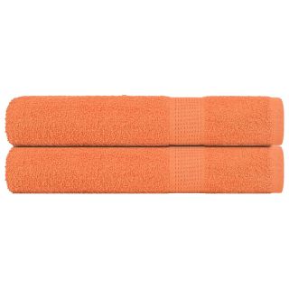 rätikud 2 tk, oranž, 100x200 cm, 360 gsm, 100% puuvill