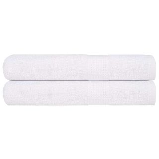 saunarätikud 2 tk, valge, 80x200 cm, 360 gsm, 100% puuvill