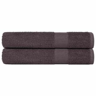 rätikud 2 tk, antratsiithall, 100x200 cm, 360 gsm, 100% puuvill