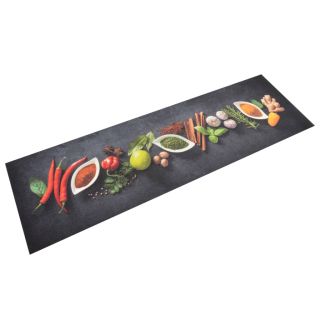 коврик для кухни, моющийся, специи, 45 x 150 см, бархат