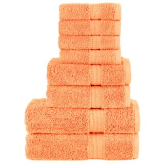 8-osaline rätikute komplekt SOLUND, oranž, 600 gsm
